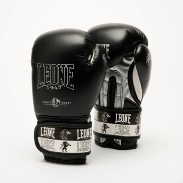 Leone iconic παιδικα γαντια πυγμαχιας-black